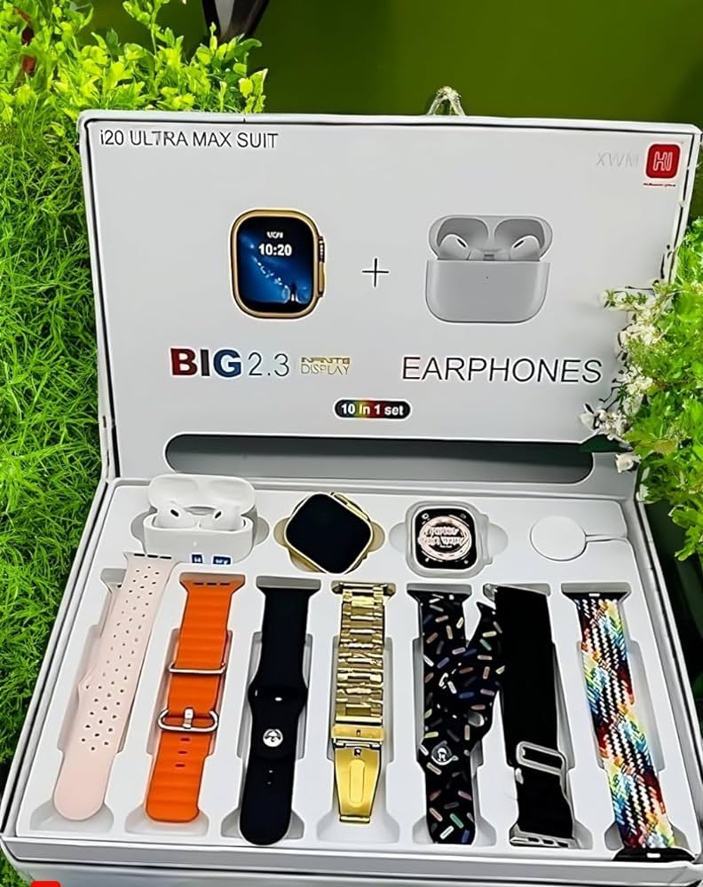I20 Ultra Max Suit Smart Watch 2.3" HD Big Screen 49mm