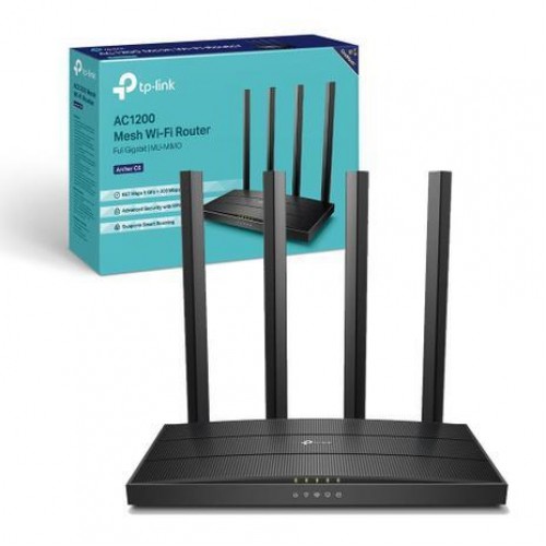 TP-Link Archer C6 V4.0 AC1200 Mbps Gigabit Dual-Band Wi-Fi Router